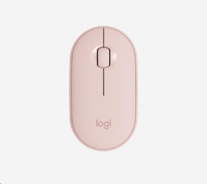 Obrázek Logitech Pebble Wireless Mouse M350, růžová