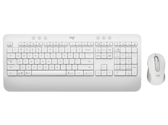 Obrázek Logitech Set klávesnice a myš Signature MK650, CZ-SK, bílá/šedá