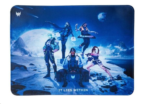 Obrázek ACER Predator Gaming Mousepad M, podložka pod myš, spodní gumová protiskluzová vrstva, horní vrstva polyester s potiskem
