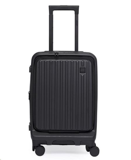 Obrázek ACER Barcelona luggage 20", černý, pevný cestovní kufr, materiál: 100% recyklovaný PET, TSA kombinační zámek