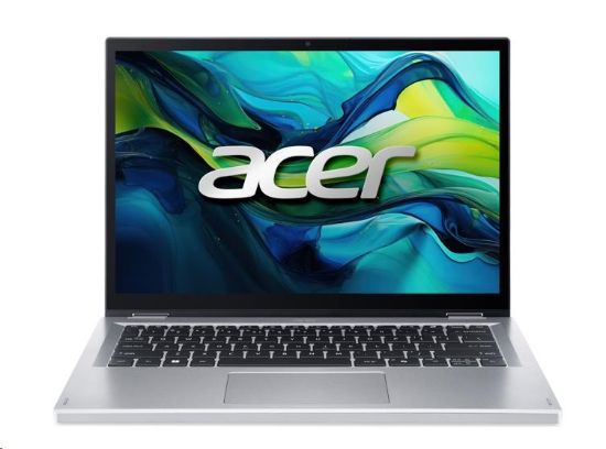 Obrázek ACER NTB Aspire Go Spin 14 (AGSP14-31PT-C24F),N150,14"WUXGA,4GB,128GB UFS,Intel Graphics,W11H in S,Silver