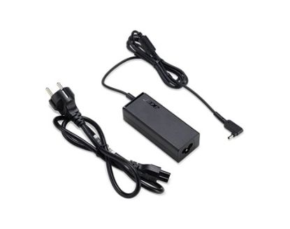 Obrázek ACER ADAPTER 45W_3mm 19V ADAPTER, Black - EU and UK POWER CORD - pro zařízení s AC adapterem 45W 3mm