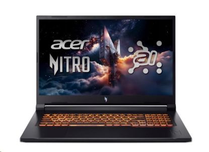 Obrázek BAZAR - ACER NTB Nitro V 17 AI (ANV17-41-R632),R5-240,17.3"FHD,16GB,1TB SSD,RTX 4050,W11H,Black - Poškozený obal (Komple