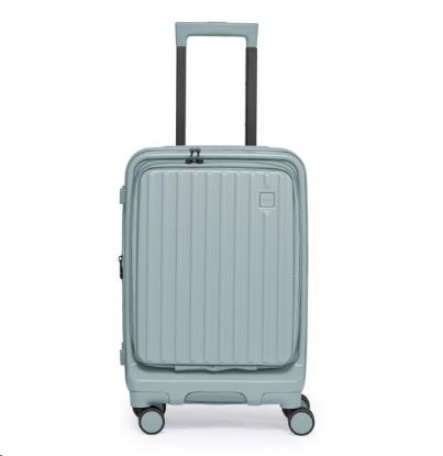 Obrázek Acer Barcelona luggage 20", světle modrý, pevný cestovní kufr, materiál: 100% recyklovaný PET, TSA kombinační zámek, pře