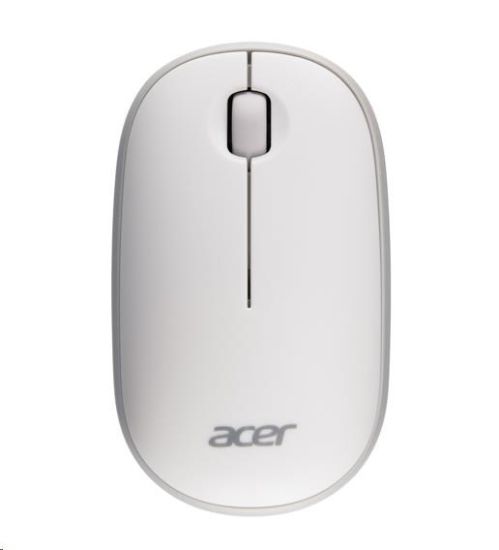 Obrázek ACER Myš Acer Wireless Bubble Mouse White - RF2.4G, 1600 dpi, 102x60x32 mm, 60g bez AA baterie, retail pack