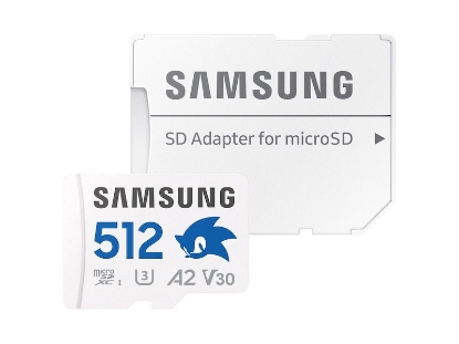 Obrázek Samsung micro SDXC karta 512GB PRO Plus 'Sonic the Hedgedog + SD adaptér