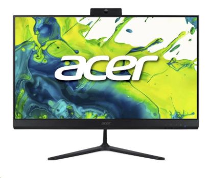 Obrázek ACER PC AiO Aspire C24- 2G_LubC5120U_65W, Core5 120U, 23.8" FHD, 8GB, 512GB SSD, UHD, W11 Pro, Black
