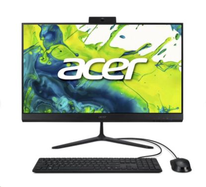 Obrázek ACER PC AiO Aspire C27- 2G_LubC5120U_65W, Core5 120U, 27" FHD, 8GB, 512GB SSD, UHD, W11 Pro, Black