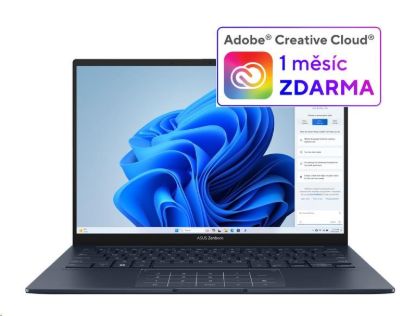 Obrázek ASUS NTB Zenbook 14 OLED (UX3405CA- OLED232X), Ultra 9- 285H, 14" 1920 x 1200, 32GB, 1TB SSD, Intel Arc, W11 Pro, Blue