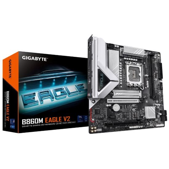 Obrázek GIGABYTE MB Sc LGA1851 B860M EAGLE V2, Intel B860, 2xDDR5, 1xDP, 1xHDMI, mATX