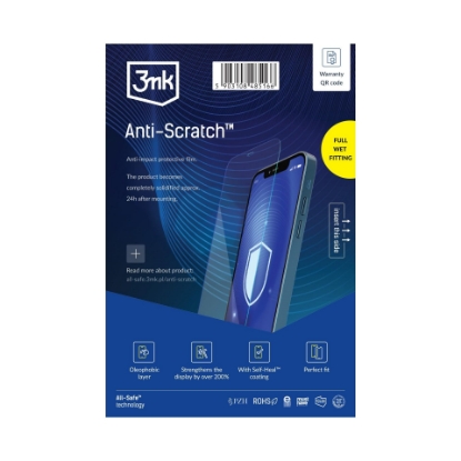Obrázek 3mk All-Safe - AIO fólie Anti-Scratch Dry & Wet Fitting v2.0 Phone, 25 ks