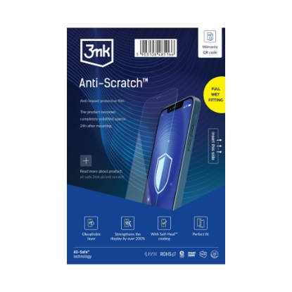 Obrázek 3mk All-Safe - AIO fólie Anti-Scratch Dry & Wet Fitting v2.0 Phone, 5 ks