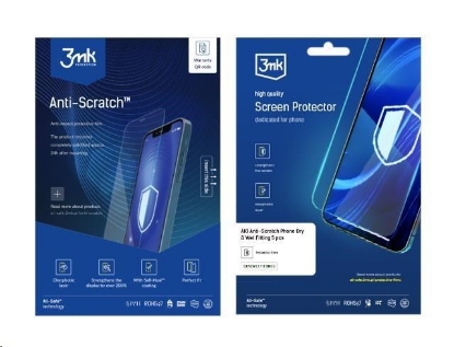 Obrázek 3mk All-Safe - AIO fólie Anti-Scratch Full Wet Fitting v2.0 Phone, 5 ks