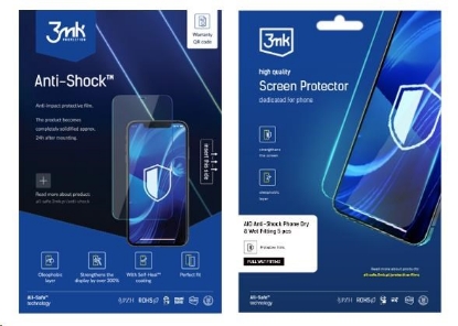 Obrázek 3mk All-Safe - AIO fólie Anti-shock Full Wet Fitting Phone, 5 ks