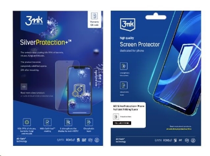 Obrázek 3mk All-Safe - AIO fólie SilverProtection+ Full Wet Fitting Phone, 5ks