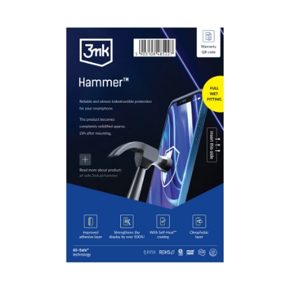 Obrázek 3mk All-Safe Hammer - AIO fólie Phone Dry & Wet Fitting v2.0 5 pcs