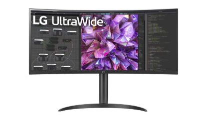 Obrázek LG MT IPS LED 34" 34WQ75C - IPS panel, sRGB 99%, HDR10, 3440x1440, 2xHDMI, DP, USB-C, USB 2.0, RJ45,zakriven, nast vyska