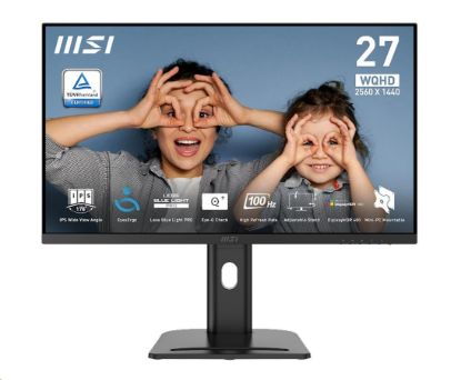 Obrázek MSI LCD PRO MP273QP E2, 31.5" 2560x1440, IPS, 170Hz, 4ms, VESA 100x100mm, N/A, Black