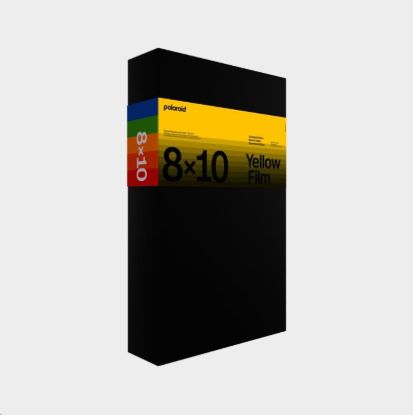 Obrázek Polaroid DuoChrome film for 8x10 Black & Yellow edition
