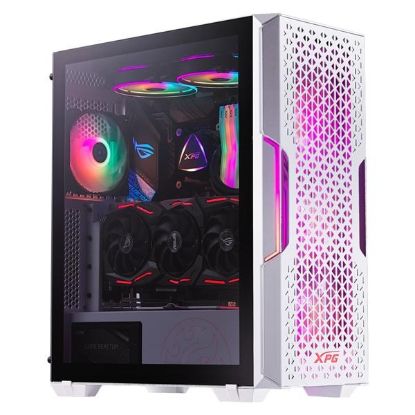 Obrázek ADATA XPG case STARKER AIR Mid-Tower, bez zdroje, 1x 120mm + 1x 120mm ARGB, Bílá