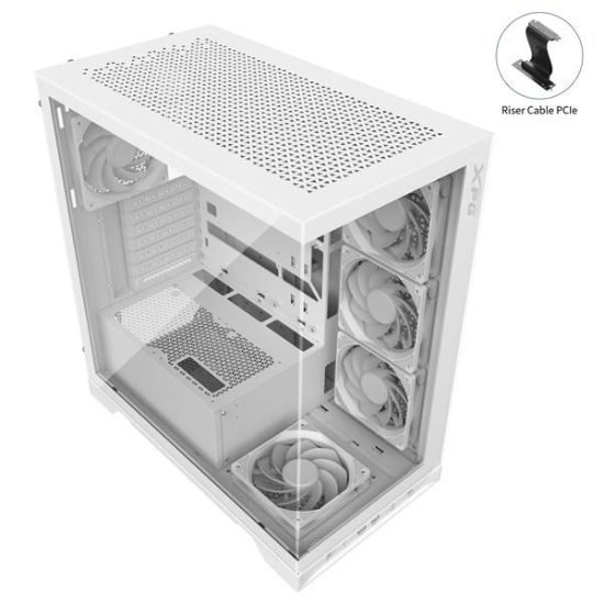 Obrázek ADATA XPG case INVADER X Mid-Tower, bez zdroje, 5x 120mm Fan, Bílá
