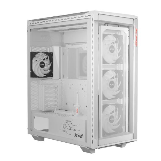 Obrázek ADATA XPG case BATTLECRUISER II Mid-Tower, bez zdroje, 4x 120mm ARGB Fan, Bílá