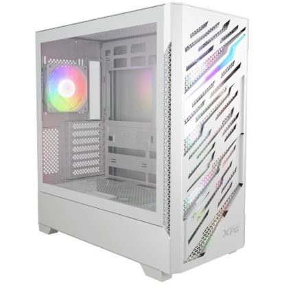Obrázek ADATA XPG case STARKER AIR BTF Mid-Tower, bez zdroje, 4x 120mm ARGB, Bílá