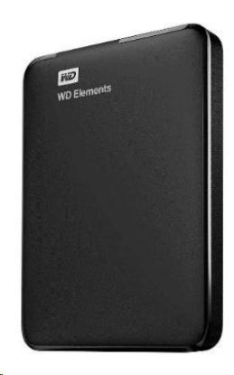 Obrázek WD Elements Portable 2TB, Externí HDD, USB 3.0, černá