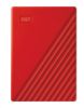Obrázek WD My Passport Portable 4 TB, Externí HDD, USB 3.0, červená