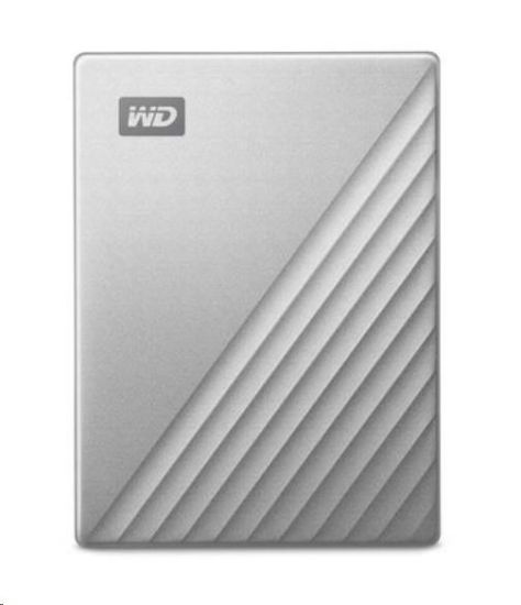 Obrázek WD My Passport Ultra 5TB, Externí HDD, USB-C 3.0, pro MAC, stříbrná
