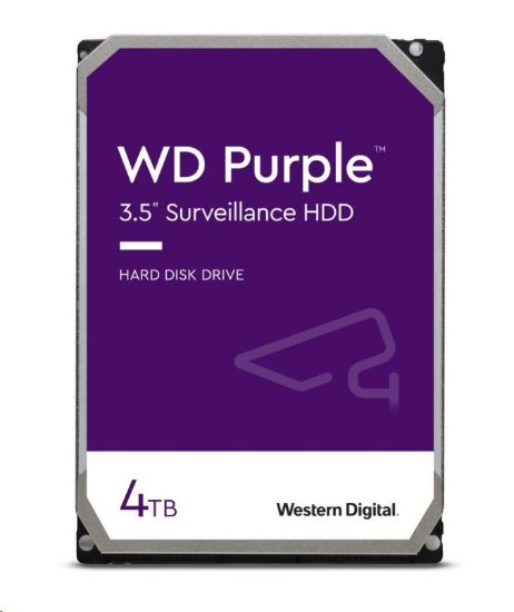 Obrázek WD PURPLE WD43PURZ 4TB, SATA III 3.5", 256MB, 175MB/s, Low Noise, CMR