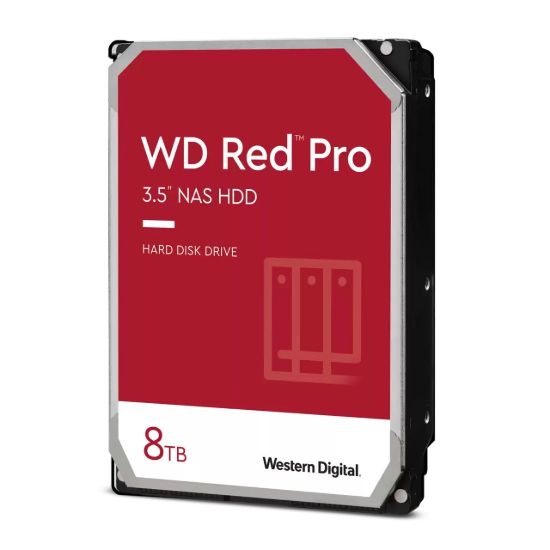 Obrázek WD RED Pro NAS WD8005FFBX 8TB, SATA III 3.5", 256MB 7200RPM, 235MB/s, CMR