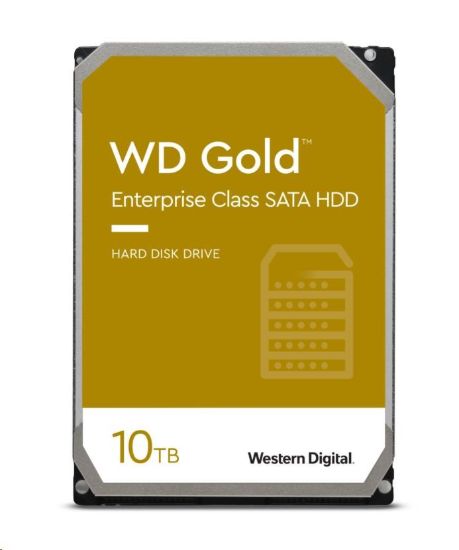 Obrázek WD GOLD WD103KRYZ 10TB, SATA III 3.5", 256MB 7200RPM, 262MB/s, CMR, Enterprise