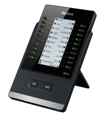 Obrázek Yealink EXP40 expanzní modul, LCD, 20 prog. tl. (x2 strany), pro T46S/T46G/T48S/T48G