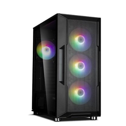 Obrázek ZALMAN case I3 NEO, Mid Tower, ATX, 2xUSB 3.0, 1xUSB 2.0, 4x 120mm RGB Fan, černá