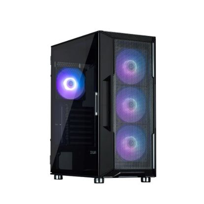 Obrázek ZALMAN case I3 NEO, Mid Tower, ATX, 2xUSB 3.0, 1xUSB 2.0, 4x 120mm ARGB Fan, černá