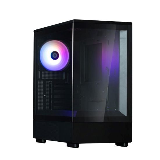 Obrázek ZALMAN case P10, Mini Tower, mATX, 1xUSB 3.0, 1xUSB-C, 1x 120mm ARGB Fan, černá