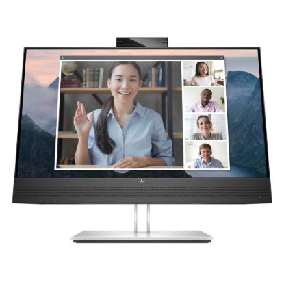Obrázek HP LCD EliteDisplay E24mv G4 23,8" IPS, 1920x1080,16:9,5ms, 250nits,1000:1,VGA,DP,HDMI,4xUSB 3.2,webcam 5MP,repro)
