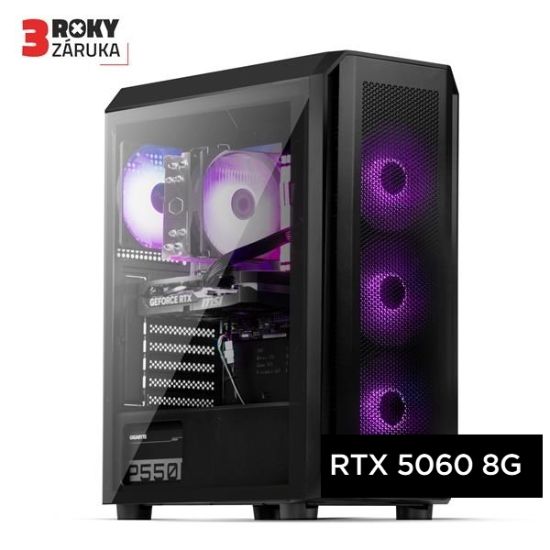 Obrázek Challenger Ryzen 8400F 32GB 1TB SSD NVMe RTX 5060 8G W11 Home