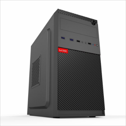 Obrázek BAZAR - 1stCOOL skříň STEP 5, micro tower, AU, USB 3.0, bez zdroje, černá - Po opravě