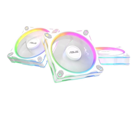 Obrázek ASUS Ventilátor PRIME MR120 ARGB, 3x120mm, bílá