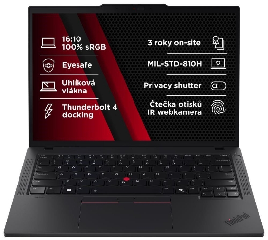 Obrázek LENOVO NTB Thinkpad T14 AMD G6 - Ryzen7 AI PRO 350,14" 2.8K OLED Touch,32GB,1TBSSD,IRcam,W11P