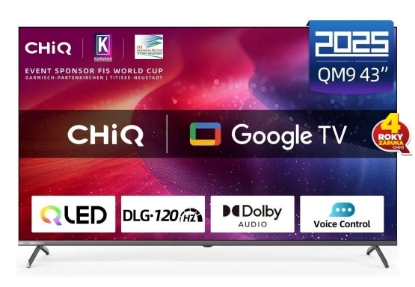 Obrázek CHiQ U43QM9G TV 43", UHD QLED  Google TV