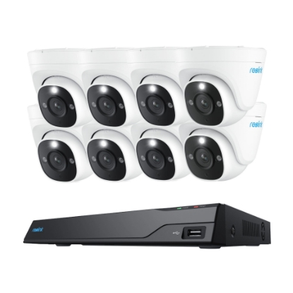 Obrázek REOLINK bezpečnostní kamerový set NVS16-12MD8, 12MP, 8x Kamera + NVS, 4TB
