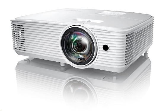 Obrázek Optoma projektor H117ST  (DLP, FULL 3D, WXGA, 3 800 ANSI, HDMI, VGA, RS232, 10W speaker)