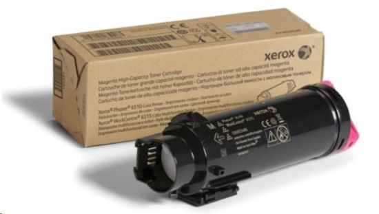 Obrázek Xerox Magenta Extra Hi- Cap toner cartridge pro Phaser 6510 a WorkCentre 6515, (4, 300 Pages) DMO