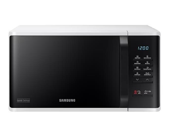 Obrázek BAZAR - Samsung mikrovlnná trouba, klasická, s funkcí zdravého vaření, 23 l, bílá - poškozený obal