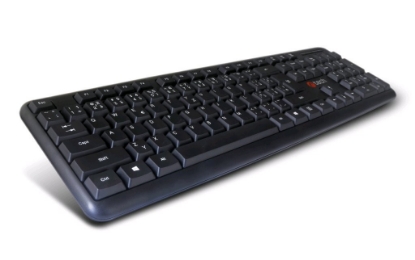 Obrázek BAZAR - C-TECH klávesnice KB-102 USB, slim, black, CZ/SK - bez krabice