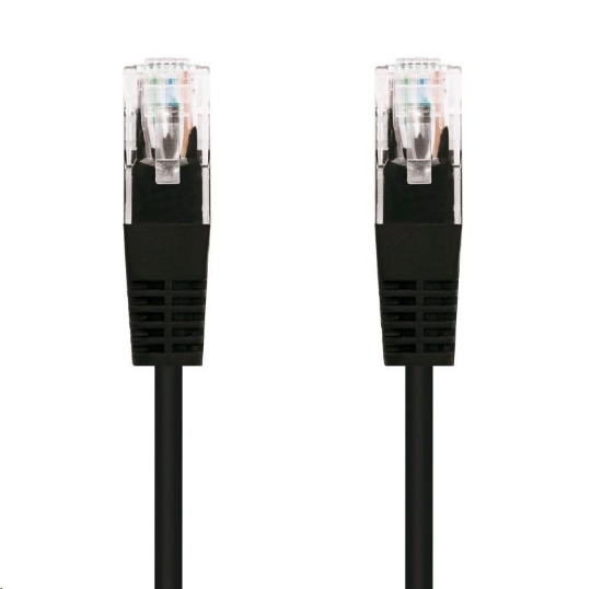 Obrázek C-TECH kabel patchcord Cat5e, UTP, černý, 3m