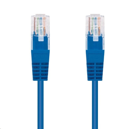 Obrázek C-TECH kabel patchcord Cat5e, UTP, modrý, 1m